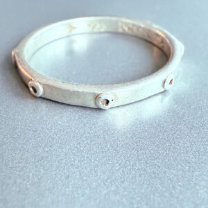 Silpada Modernist Porthole Stackable Eternity Sterling Silver 925 Retired Ring